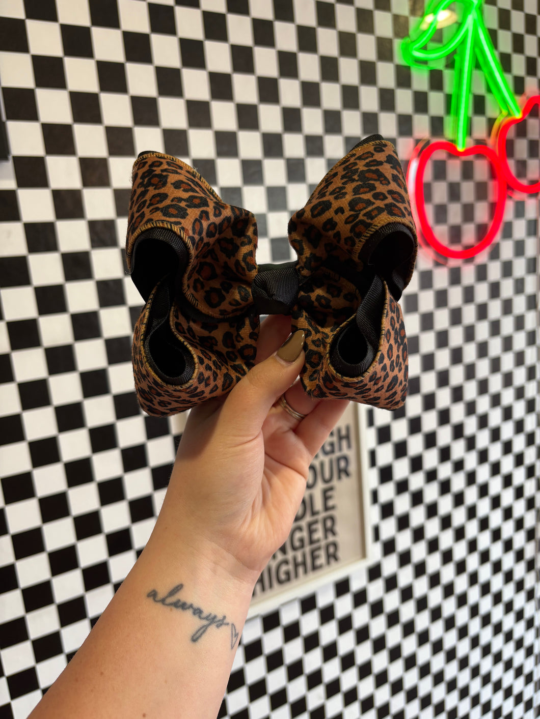 Medium Leopard Bow
