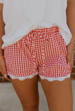 Load image into Gallery viewer, Sweetheart Gingham Shorts
