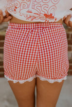 Load image into Gallery viewer, Sweetheart Gingham Shorts
