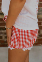 Load image into Gallery viewer, Sweetheart Gingham Shorts
