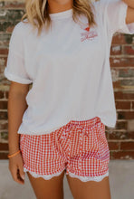 Load image into Gallery viewer, Sweetheart Gingham Shorts
