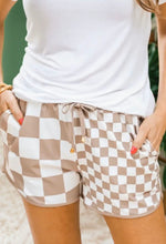 Load image into Gallery viewer, Neutral Checkmate Cutie Shorts
