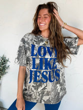 Load image into Gallery viewer, LOVE LIKE JESUS CAMO TEE
