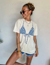 Load image into Gallery viewer, POLKA DOT BIKINI TOP TEE
