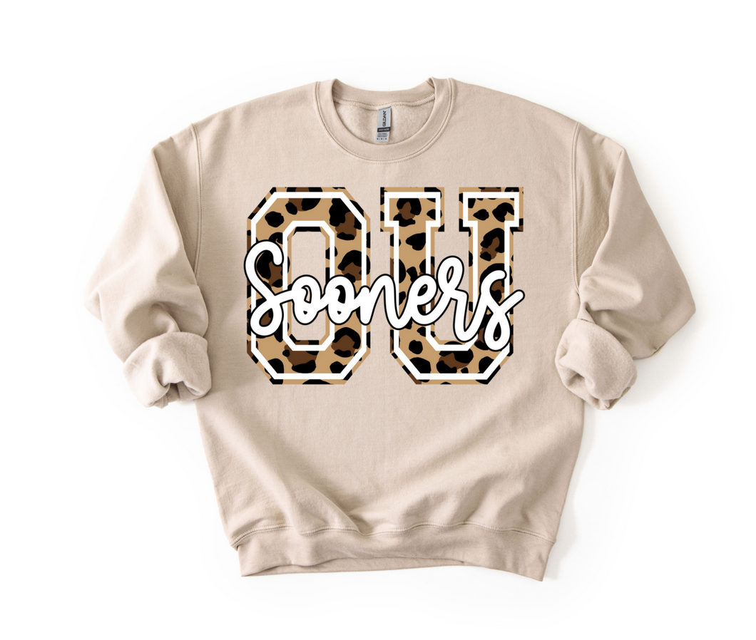 LEOPARD OU SWEATSHIRT