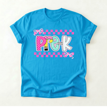 Load image into Gallery viewer, CHECKERED DOODLE BACK TO SCHOOL TEE
