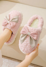 Load image into Gallery viewer, Bow Houseshoes (Multiple Color Options Available)
