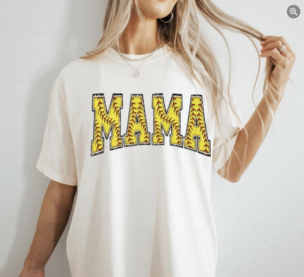 SOFTBALL MAMA DTF PRINT