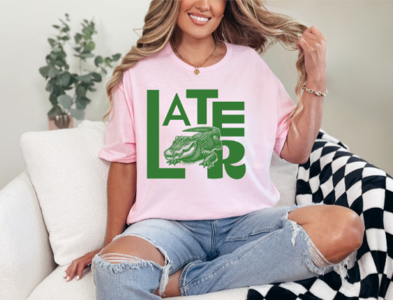 LATER ALLIGATOR TEE
