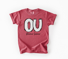 Load image into Gallery viewer, youth Polka Dot Boomer Sooner Tee
