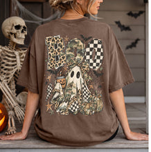 Load image into Gallery viewer, LEOPARD, CHECKERS, &amp; BOO CAMO TEE
