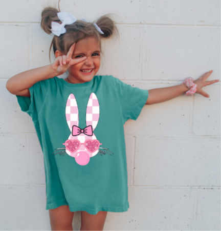 GIRLIE BUNNIE YOUTH DTF PRINT