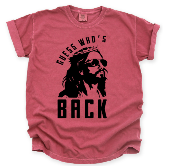 GUESS WHOS BACK DTF PRINT