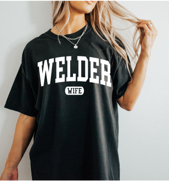 WELDER WIFE DTF PRINT