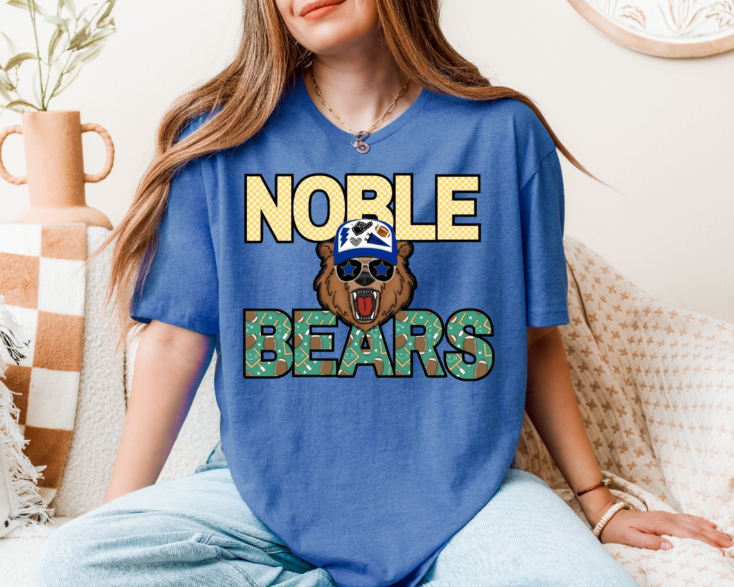 Preppy Touchdown Bears Tee