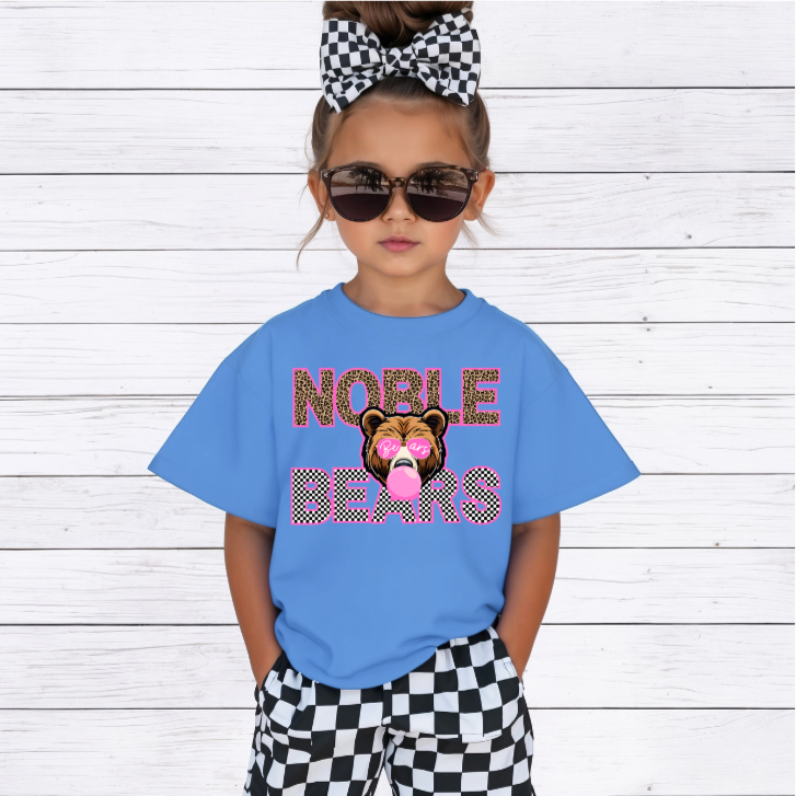Kids Preppy in Pink Bears Tee
