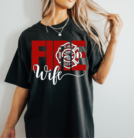 FIRE WIFE DTF PRINT