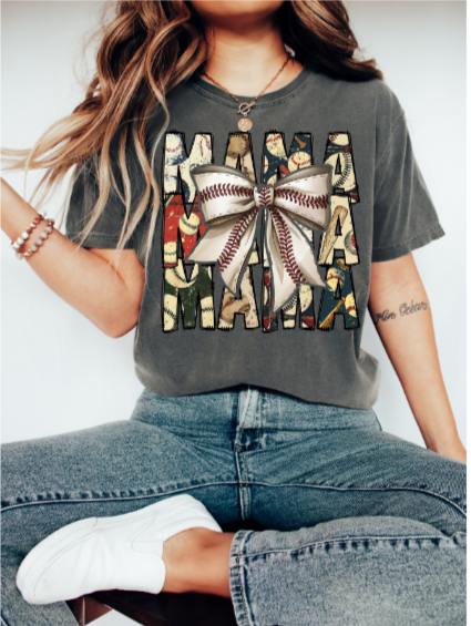 MAMA X3 BASEBALL DTF PRINT