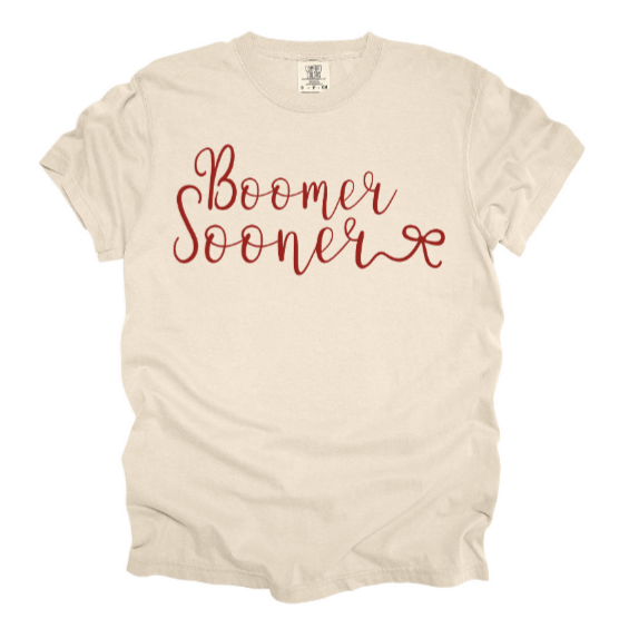 CUTESIE BOOMER SOONER BOW TEE