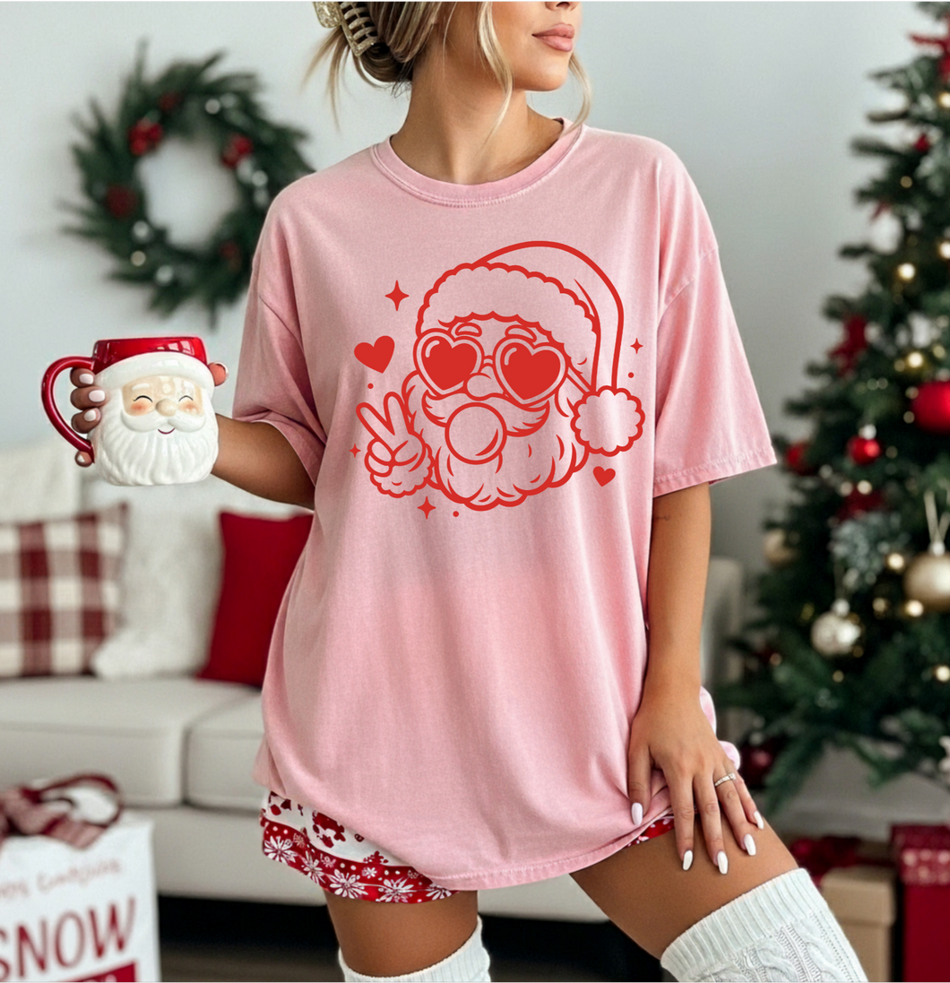 bubblegum santa tee