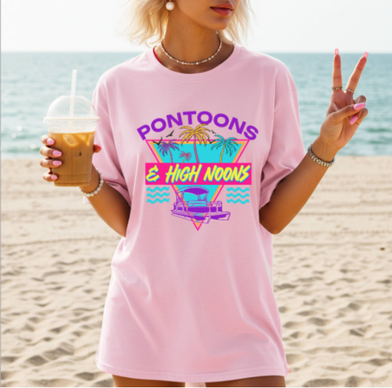 Pontoons and Highnoons Gildan tee
