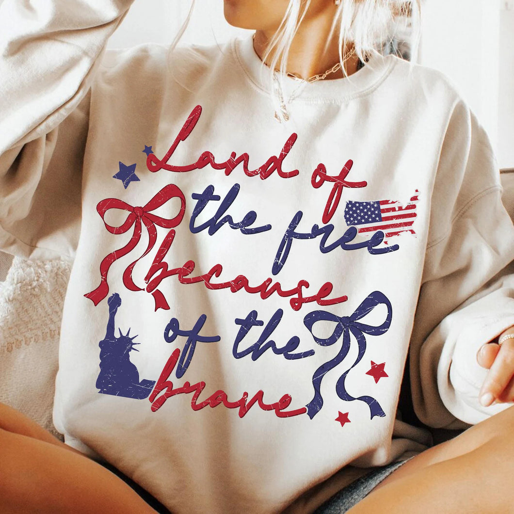 Land of the free because of the brave
