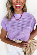 Load image into Gallery viewer, lavender knit top
