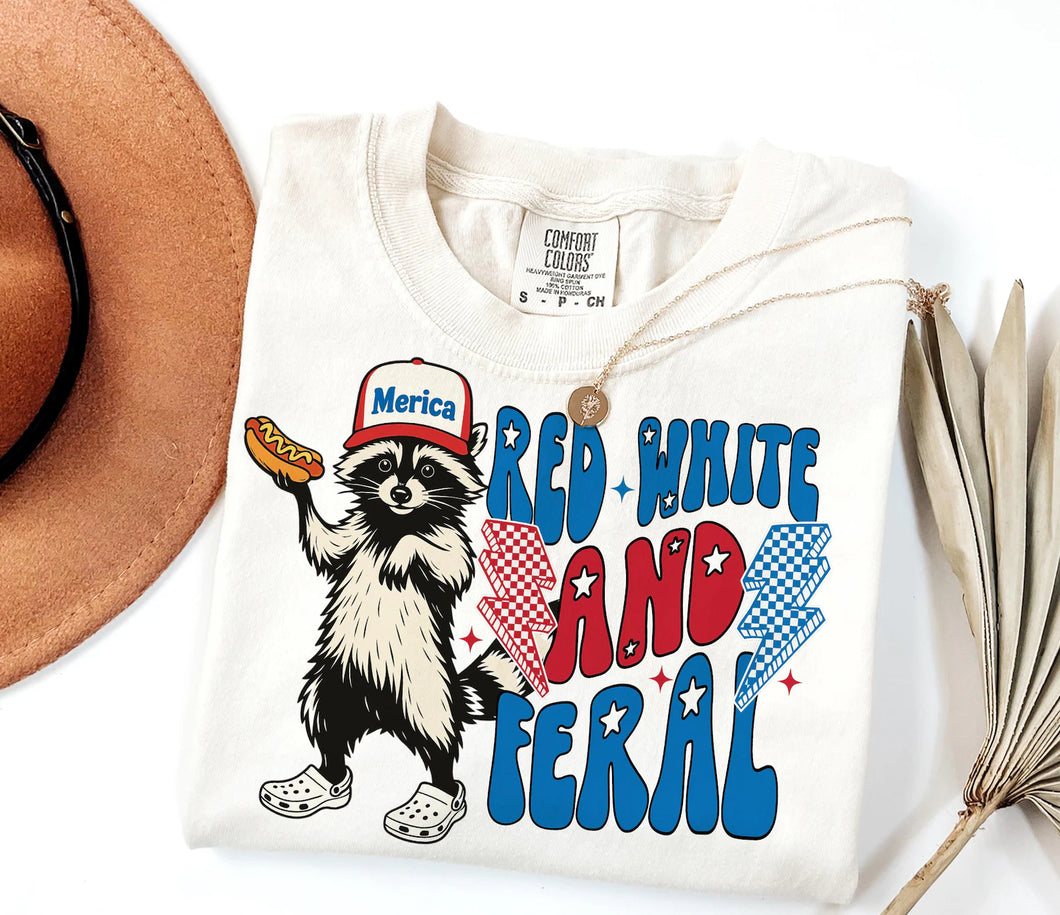 red, white, and feral