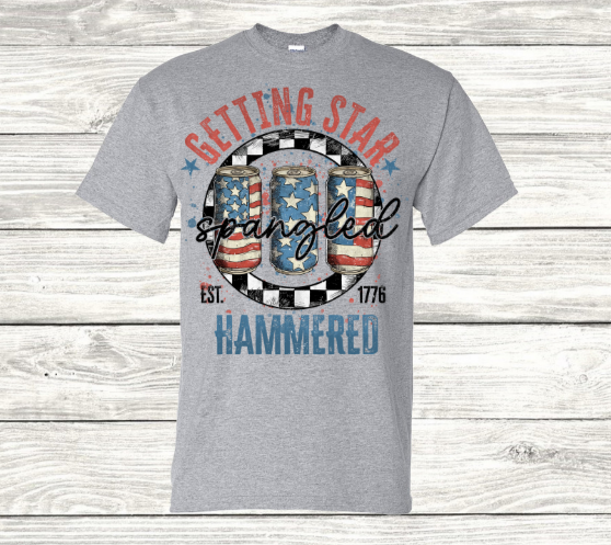 STAR SPANGLED HAMMERED