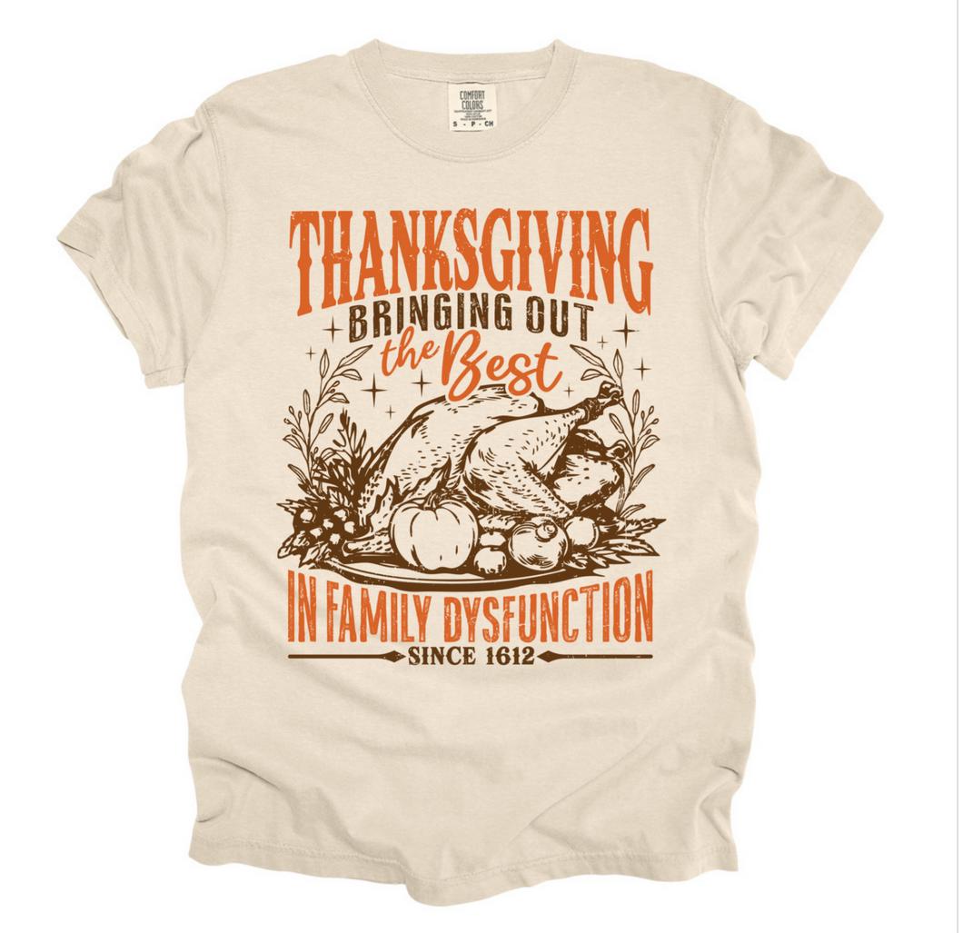 Thanksgiving dysfunction tee