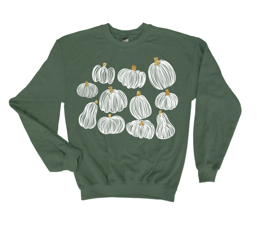 White Pumpkins crewneck