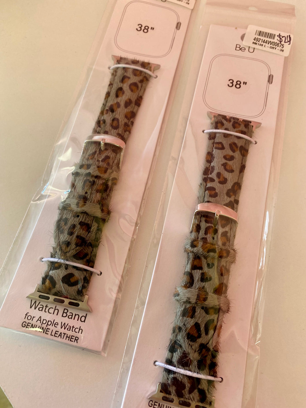 Leopard Hide On Watch Bands