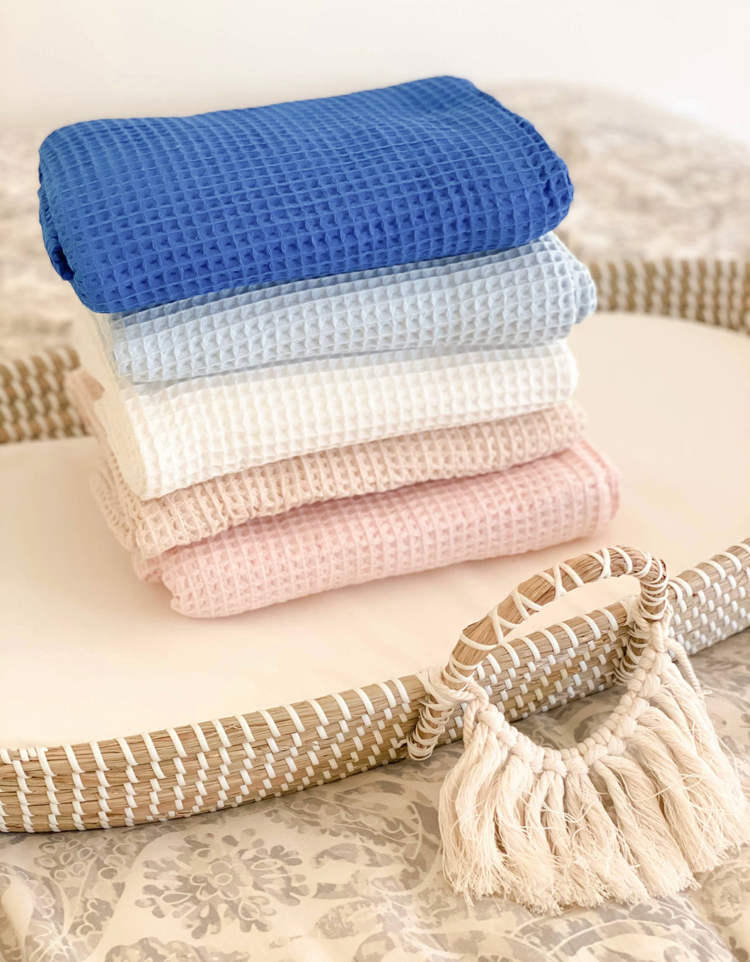 Waffle Knit Baby Blankets