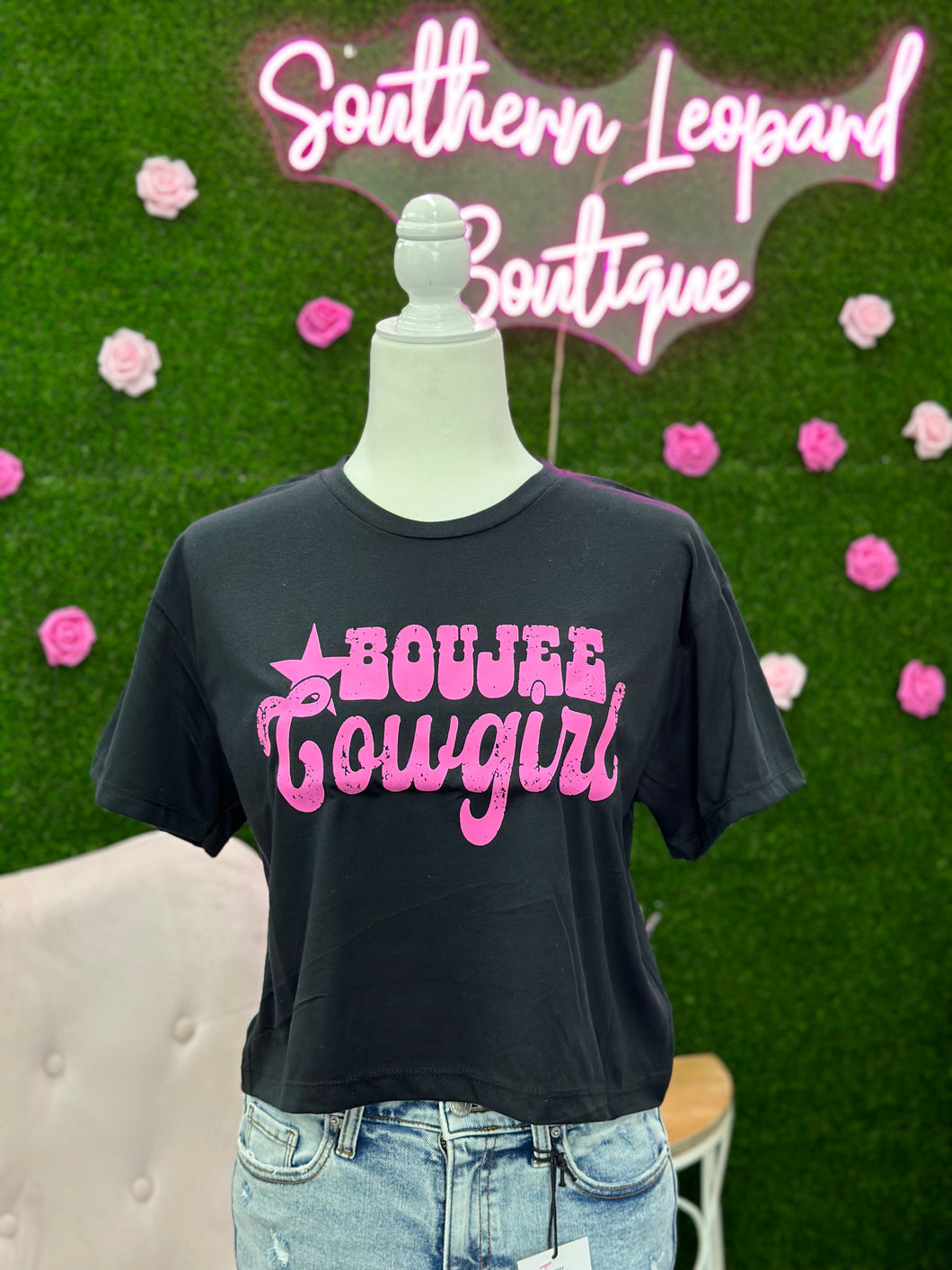 Boujee Cowgirl Crop