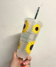 Load image into Gallery viewer, Sunflower Cold Cup
