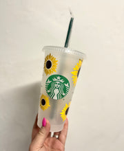 Load image into Gallery viewer, Sunflower Cold Cup
