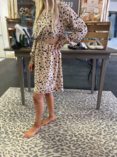 Load image into Gallery viewer, Side Cut Leopard Dress
